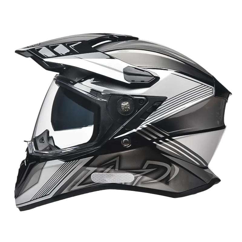 YH701 DOT Standart Tam Yüz Motosiklet Kaskı Motokros Ralli Kaskı